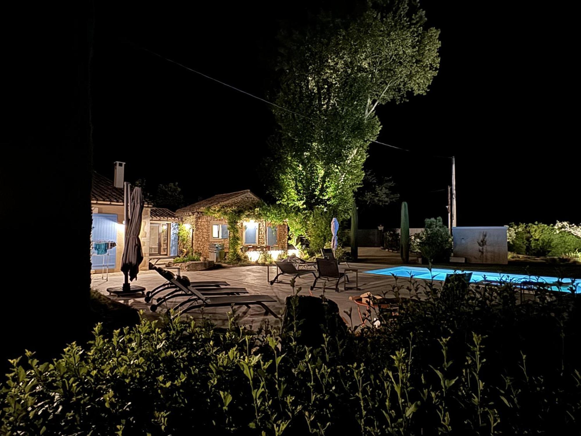 Maison Provençale avec piscine chauffée avec une jolie vue sur le Luberon, située au calme à Robion, proche de l'Isle sur la Sorgue, LS2-326 AMIRADOU Extérieur photo