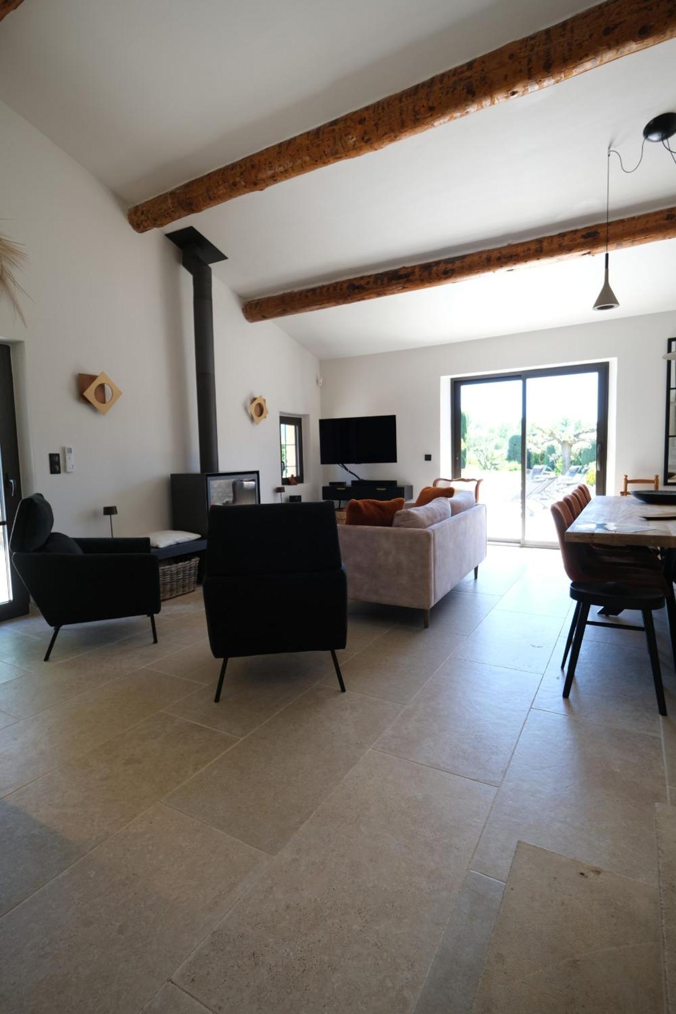 Maison Provençale avec piscine chauffée avec une jolie vue sur le Luberon, située au calme à Robion, proche de l'Isle sur la Sorgue, LS2-326 AMIRADOU Extérieur photo