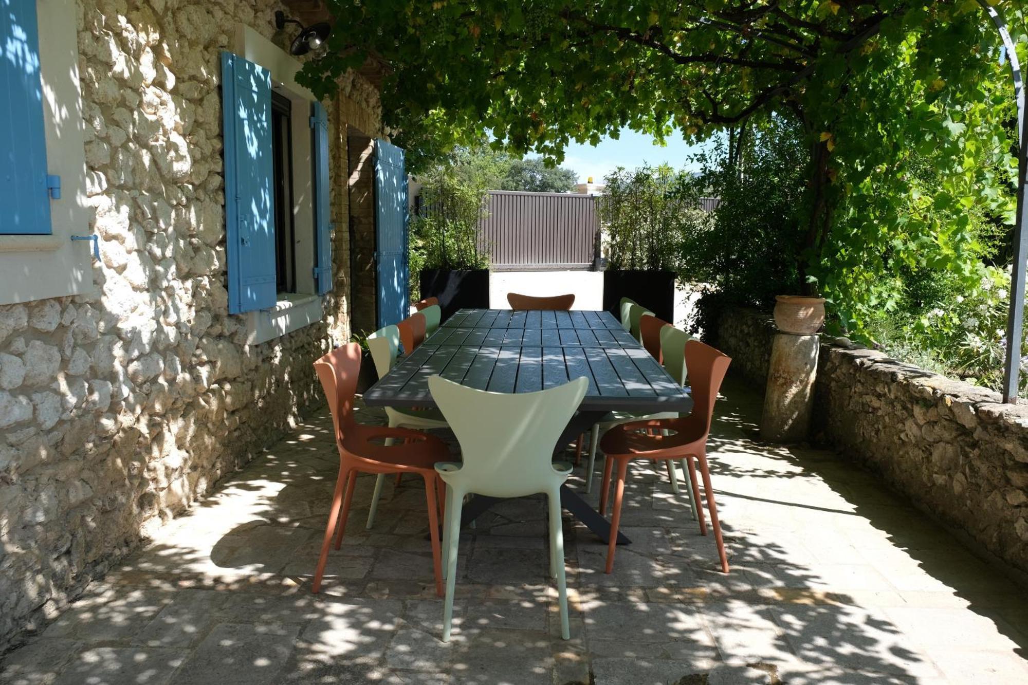 Maison Provençale avec piscine chauffée avec une jolie vue sur le Luberon, située au calme à Robion, proche de l'Isle sur la Sorgue, LS2-326 AMIRADOU Extérieur photo